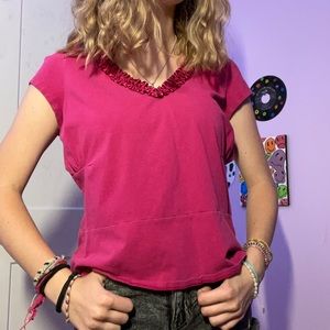 Pink/Magenta tank (Cute for Summer/Spring)